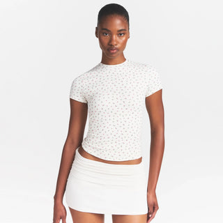 NikeSKIMS MATTE PADDED BABY TEE | DITSY FLORAL PRINT