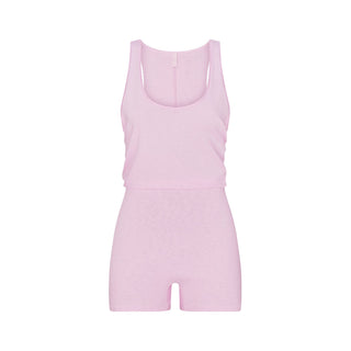 WORN IN JERSEY HEART ONESIE | BABY PINK