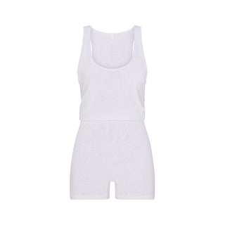 WORN IN JERSEY HEART ONESIE | SNOW