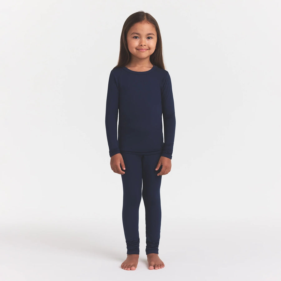 SKIMS SLEEP KIDS SLEEP SET | NAVY
