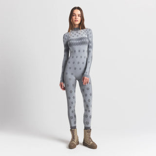 SKIMS FIRST LAYERS TURTLENECK CATSUIT | MIRROR WINTER FAIR ISLE