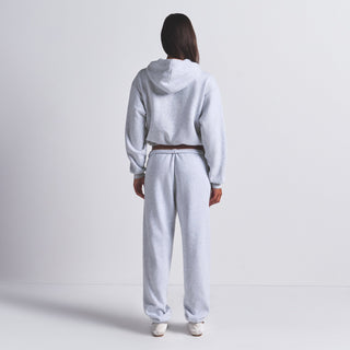 COTTON FLEECE CLASSIC HOODIE | LIGHT HEATHER GREY