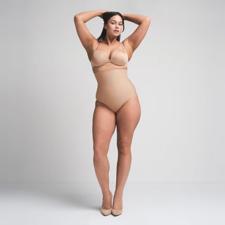 SKIMS BODY CORE SCULPT HIGH-WAISTED BRIEF | CLAY