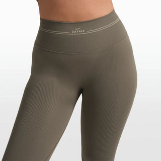 NikeSKIMS RIBBED SEAMLESS 26" LEGGING | DUSTY OAKMOSS