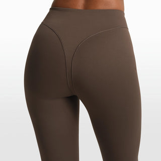 NikeSKIMS MATTE V-LINE STIRRUP LEGGING | DARK SEPIA