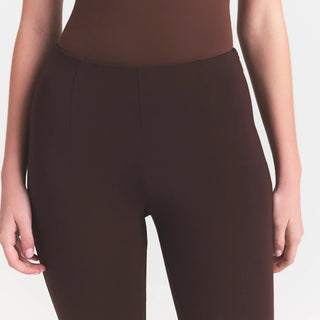 THE ESSENTIAL COLLECTION HIGH-WAISTED CROPPED KICK FLARE PANT | ESPRESSO