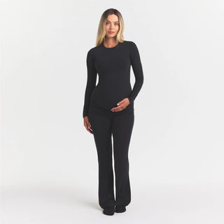 COTTON JERSEY MATERNITY FOLDOVER PANT | SOOT