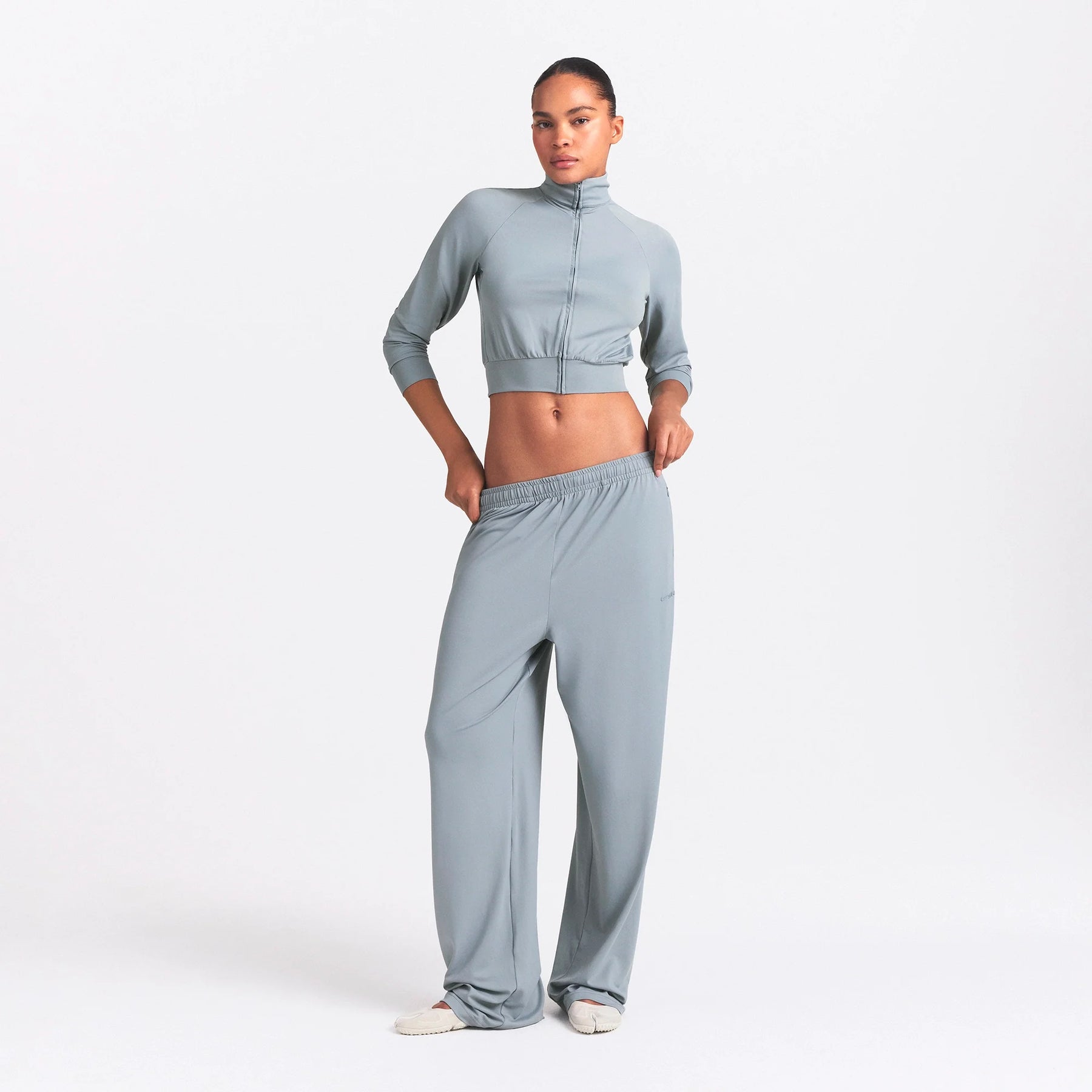 NikeSKIMS AIRY WIDE LEG PANT | WASHED PACIFIC