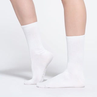 RIBBED CREW SOCK | SNOW