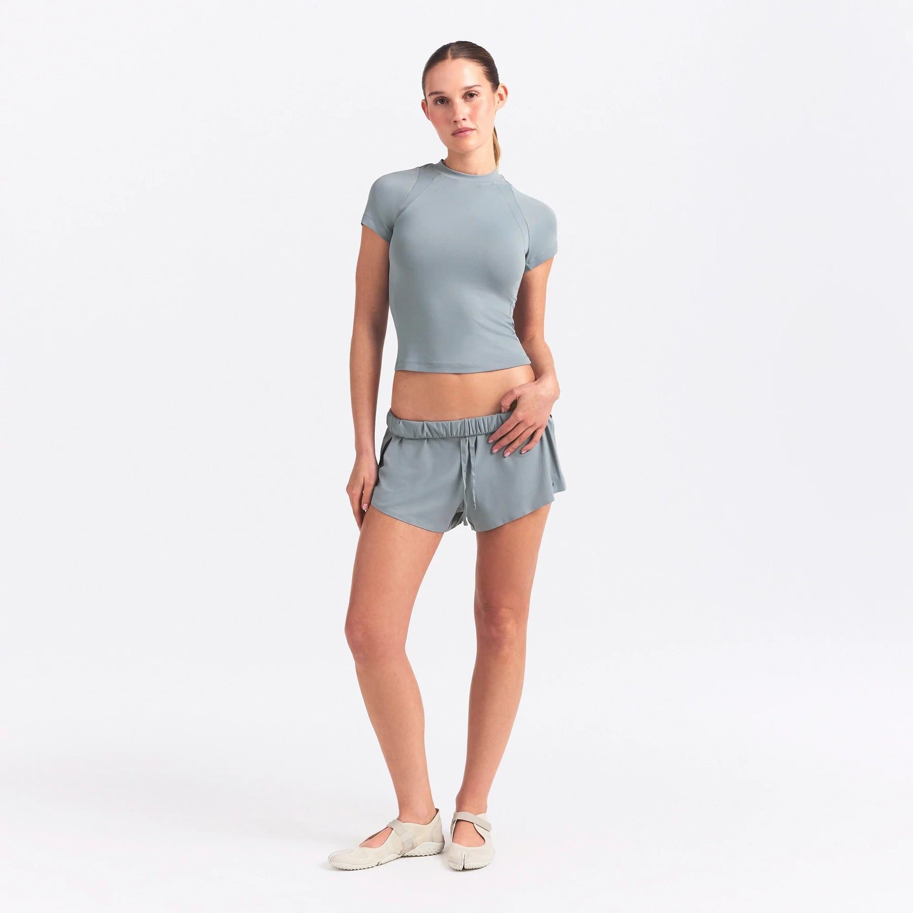 NikeSKIMS AIRY MINI SHORT | WASHED PACIFIC