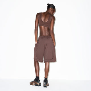 NikeSKIMS AIRY RELAXED SHORT | DARK SEPIA