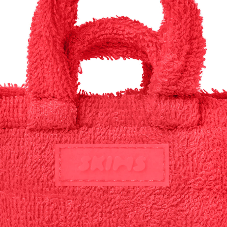 TERRY MICRO MINI TOTE KEYCHAIN | CARMINE