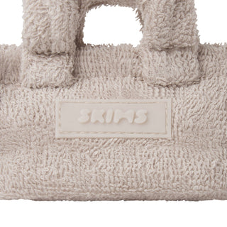 TERRY MICRO TOTE KEYCHAIN | STONE