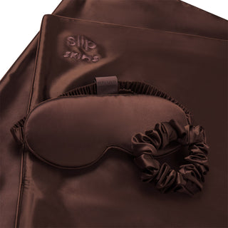 SLIP X SKIMS PURE SILK SIGNATURE GIFT SET | COCOA