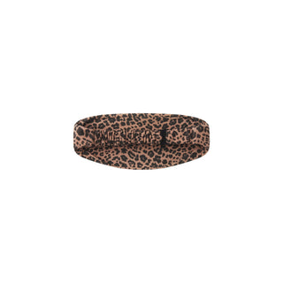 COTTON JERSEY WIDE HEADBAND | SIENNA NATURAL LEOPARD