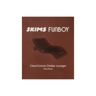 FUNBOY X SKIMS CHAISE LOUNGER FLOAT | COCOA