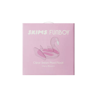 FUNBOY X SKIMS SWAN POOL FLOAT | CHERRY BLOSSOM