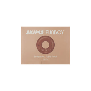 FUNBOY X SKIMS EMBOSSED TUBE FLOAT | SIENNA