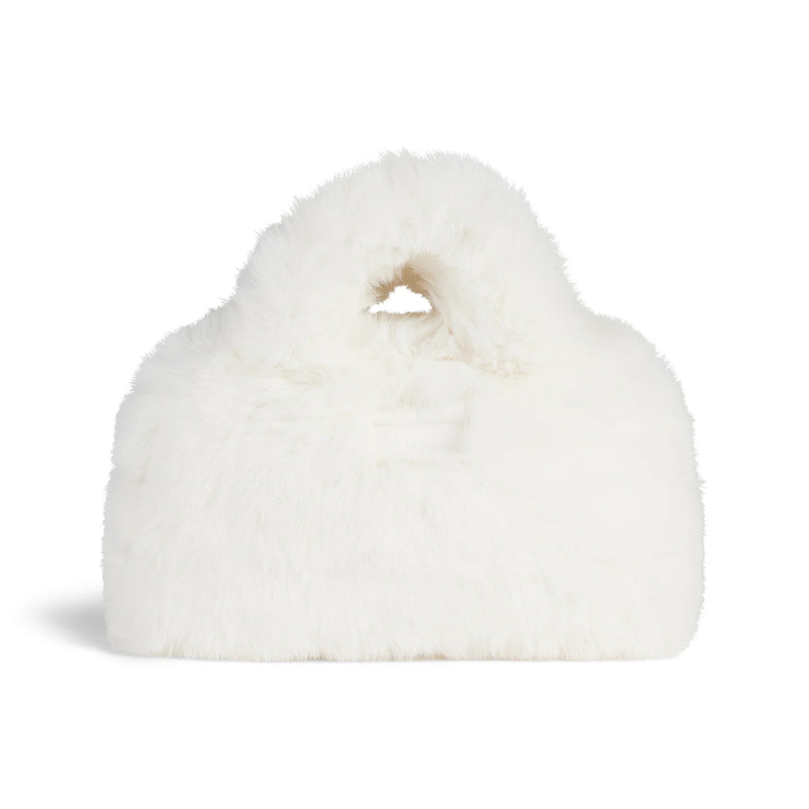 FAUX FUR MINI BAG | MARBLE