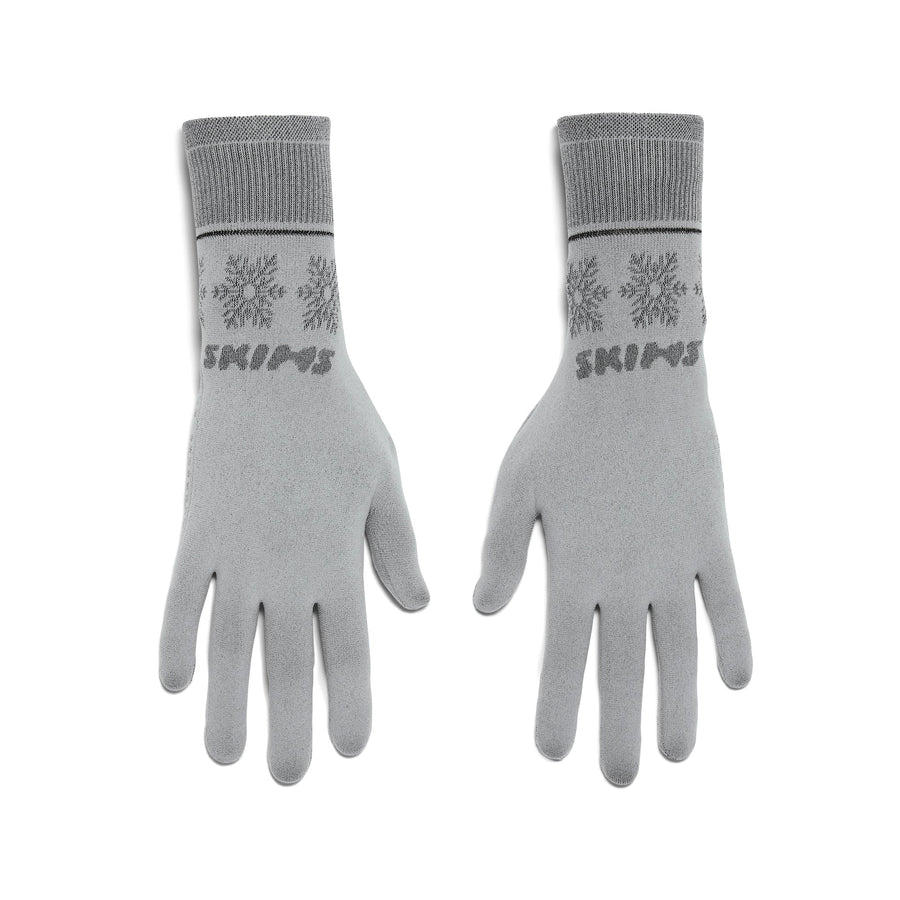 SKIMS FIRST LAYERS GLOVES | MIRROR WINTER FAIR ISLE
