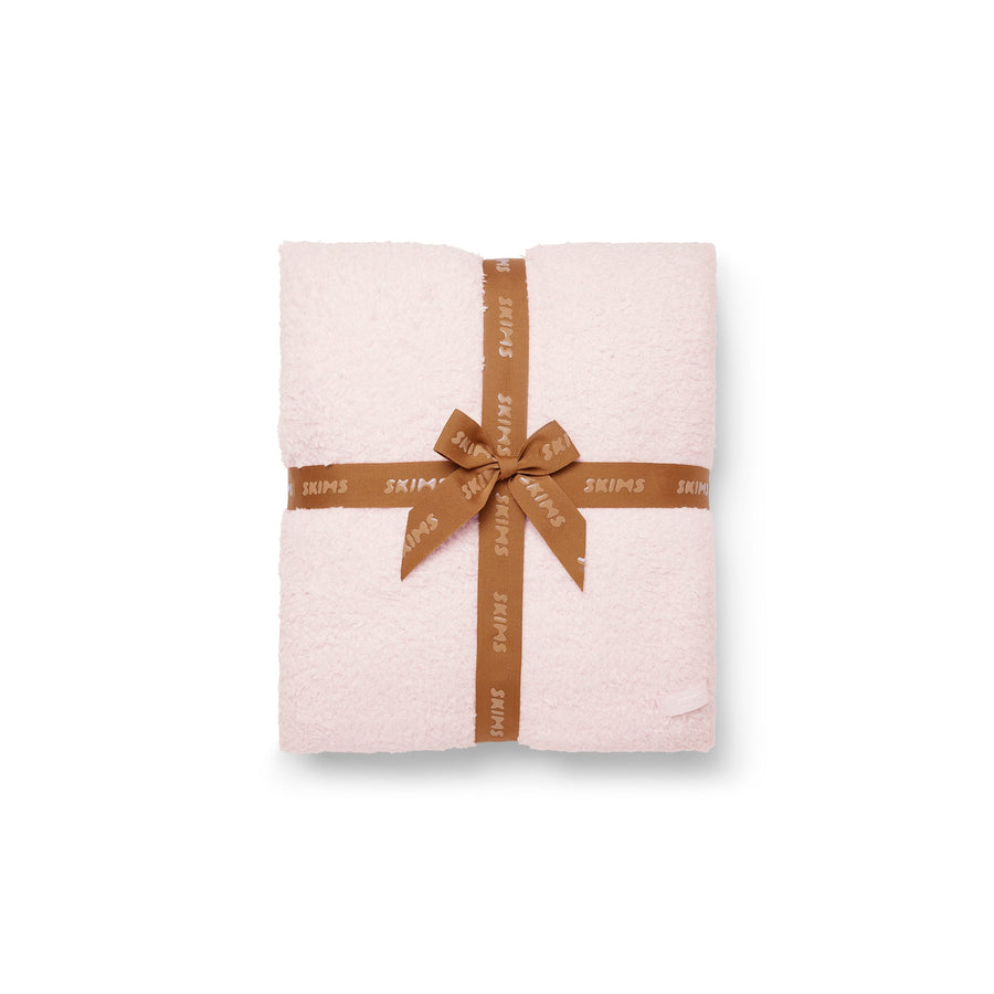 COZY KNIT BLANKET | BARELY PINK