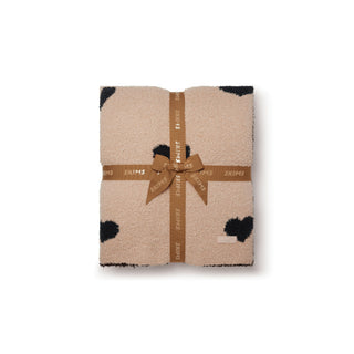 COZY KNIT BLANKET | MICA SPACED HEARTS