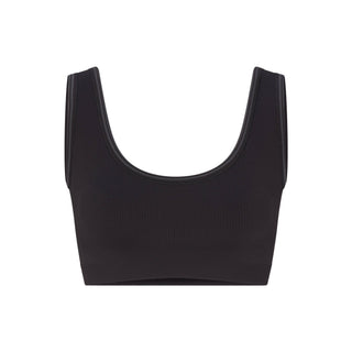 NikeSKIMS RIBBED SEAMLESS SCOOP BRA | OBSIDIAN