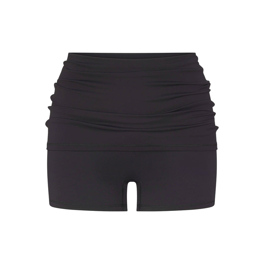 NikeSKIMS MATTE 3" FOLDOVER SHORT | OBSIDIAN