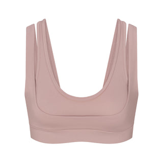 NikeSKIMS MATTE DOUBLE STRAP SCOOP BRA | HIMALAYAN
