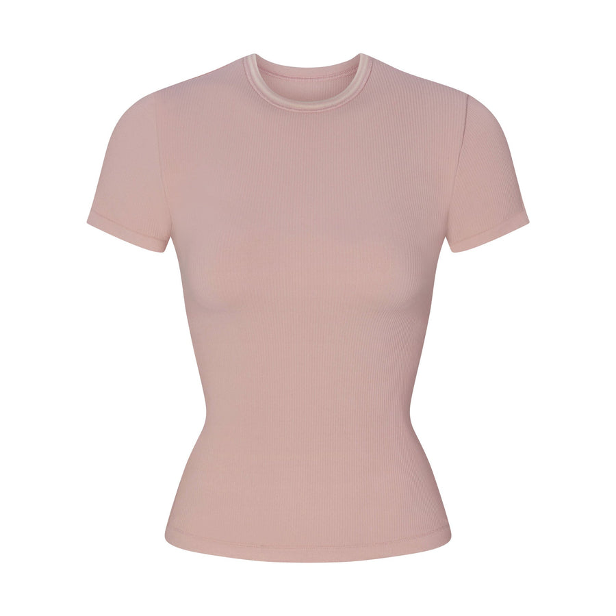 NikeSKIMS RIBBED SEAMLESS BABY TEE | HIMALAYAN