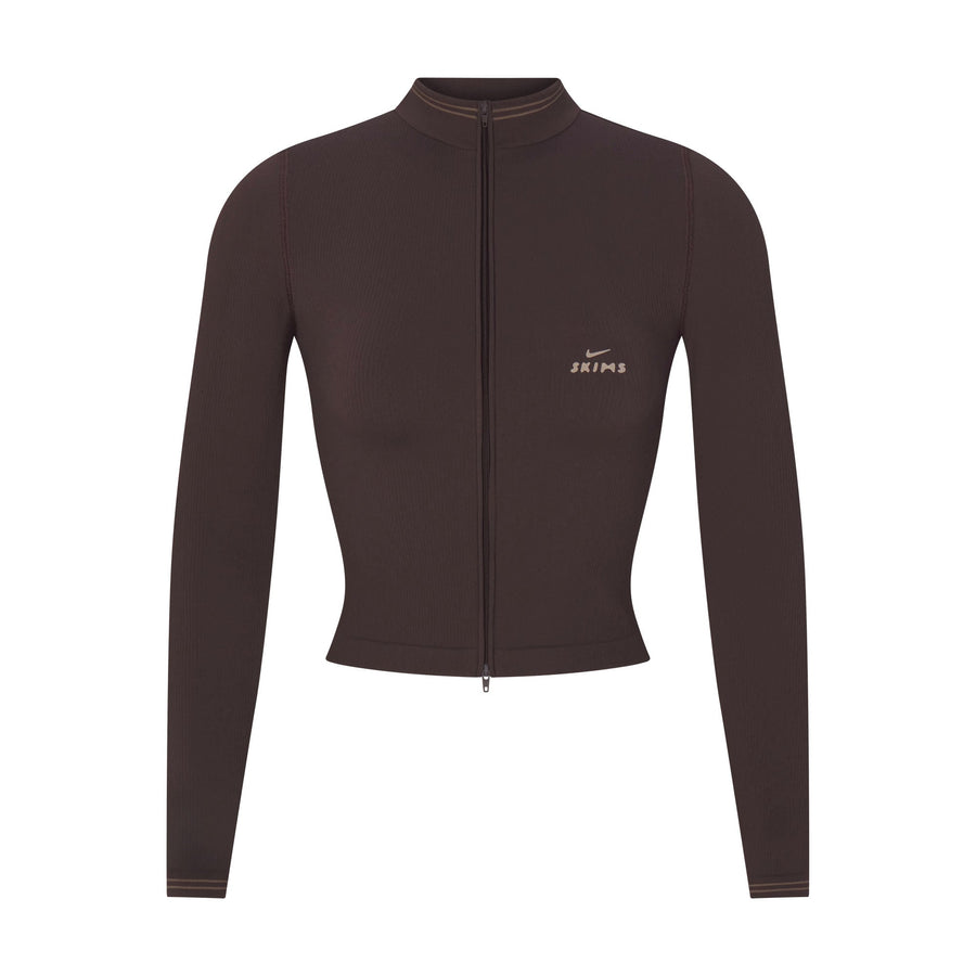 NikeSKIMS RIBBED SEAMLESS ZIP UP CROP JACKET | PHOENIX