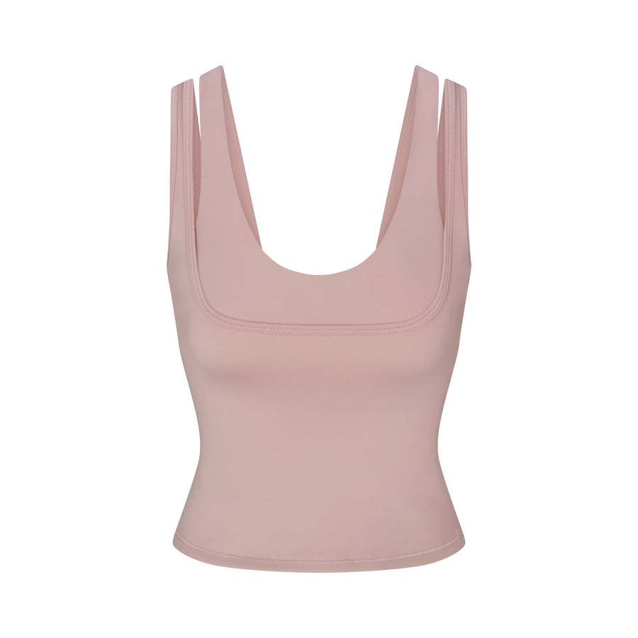 NikeSKIMS MATTE DOUBLE STRAP SCOOP TANK | HIMALAYAN