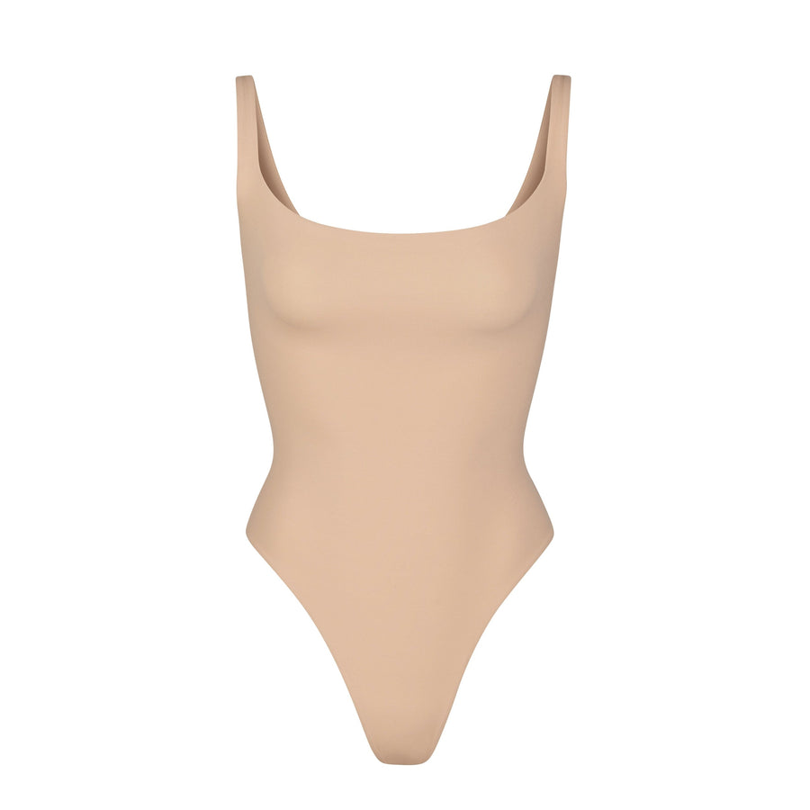 FITS EVERYBODY SQUARE NECK BODYSUIT | CLAY