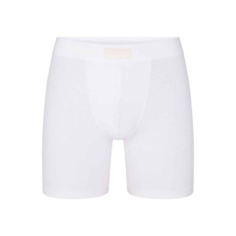 SKIMS COTTON MENS 5" BOXER BRIEF | CHALK