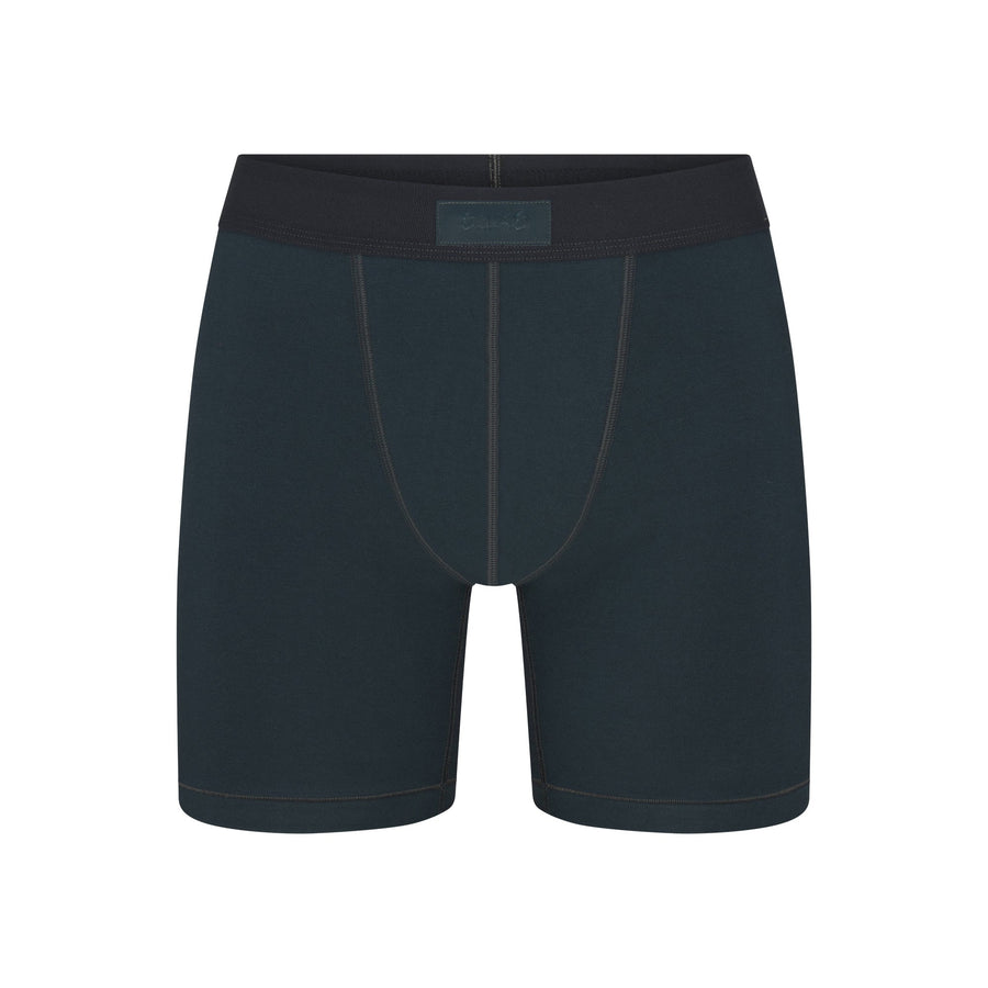 SKIMS COTTON MENS 5" BOXER BRIEF | VERDANT