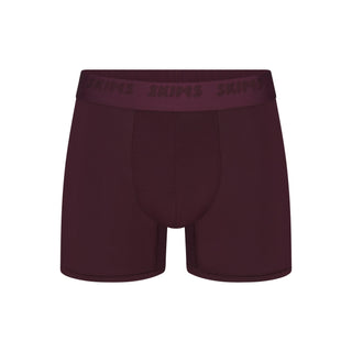 SKIMS STRETCH MENS 3" BOXER BRIEF | CURRANT
