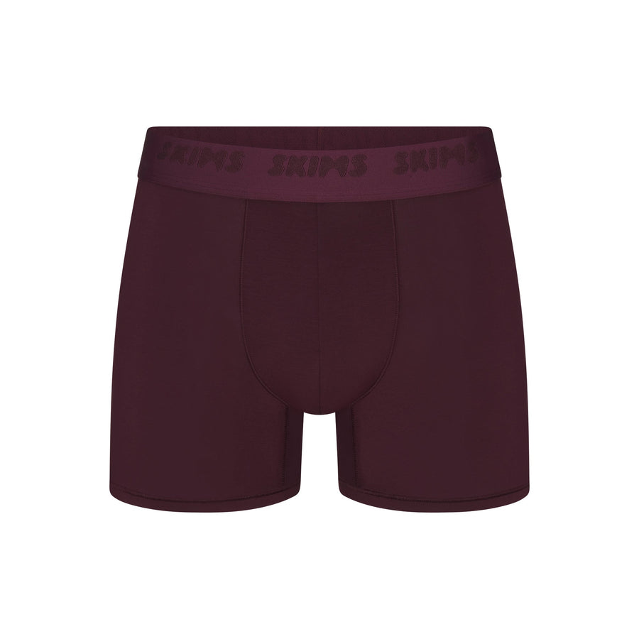 SKIMS STRETCH MENS 3" BOXER BRIEF | CURRANT
