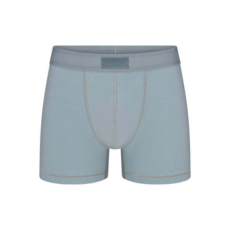 SKIMS COTTON MENS 3" BOXER BRIEF | SKY