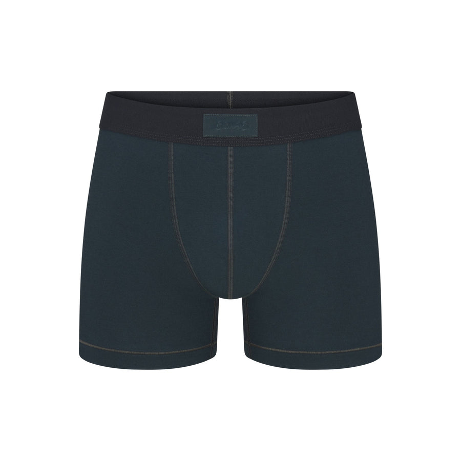 SKIMS COTTON MENS 3" BOXER BRIEF | VERDANT