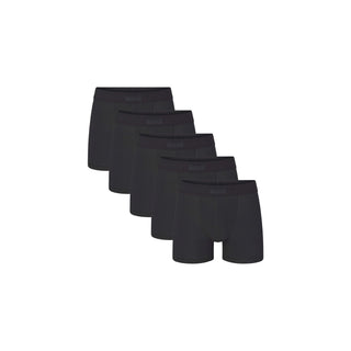 SKIMS COTTON MENS 3" BOXER BRIEF 5-PACK | ONYX