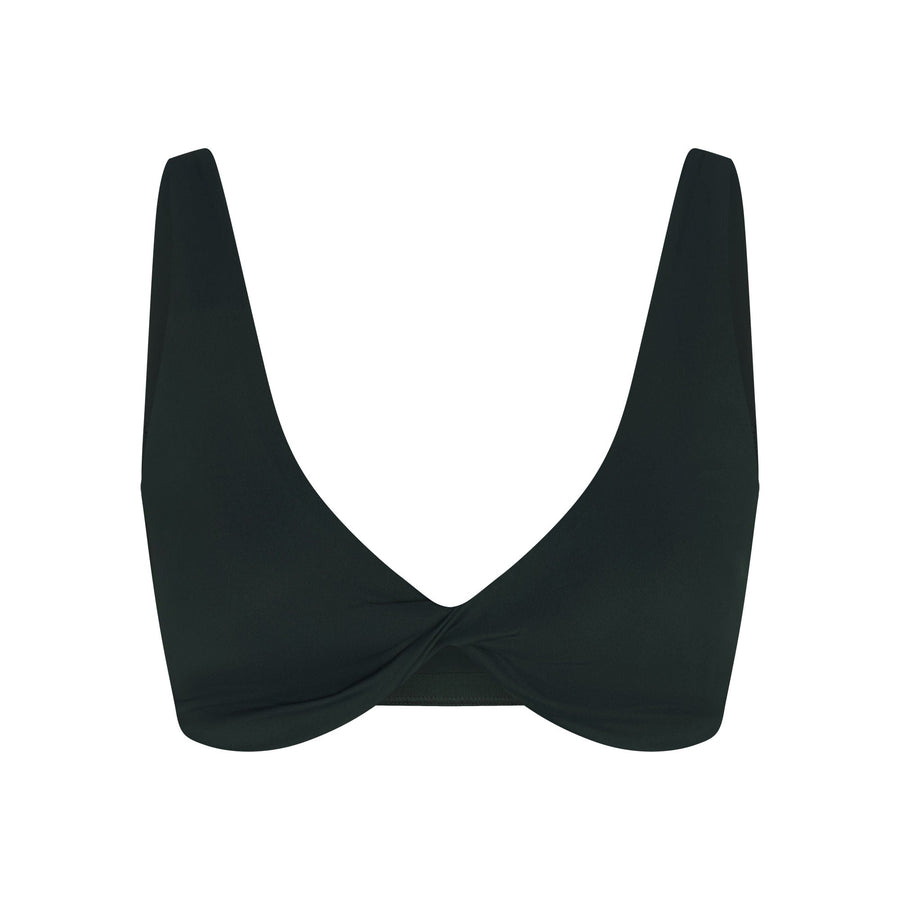 NikeSKIMS MATTE TWIST-FRONT BRA | DARK TEAL