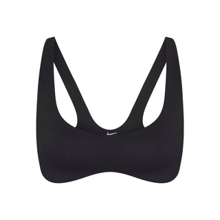 NikeSKIMS MATTE SHAPING SCOOP BRA | OBSIDIAN