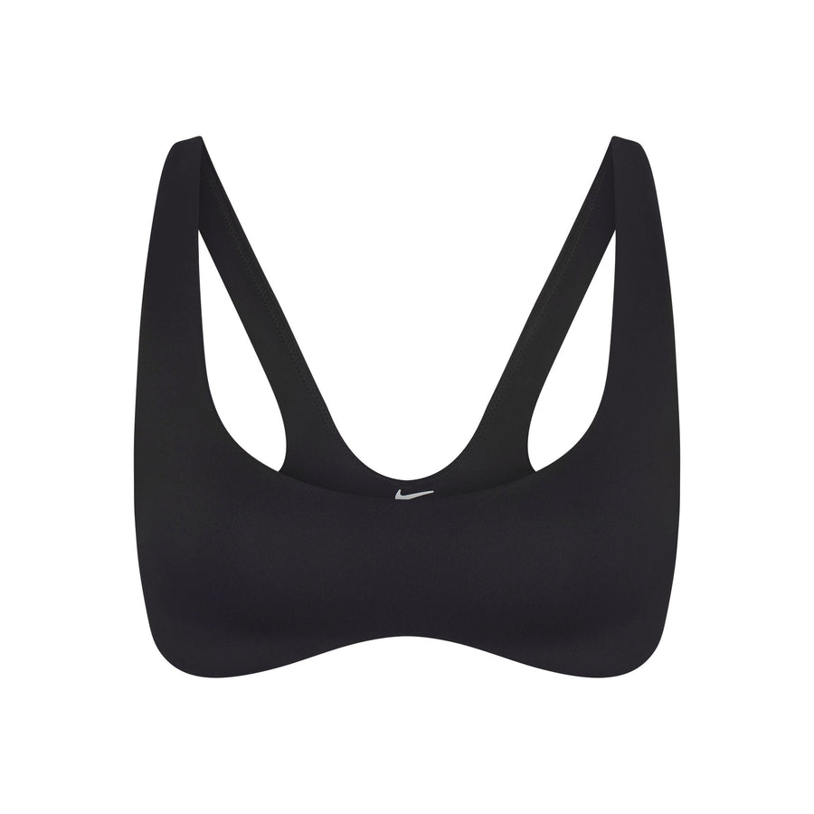 NikeSKIMS MATTE SHAPING SCOOP BRA | OBSIDIAN