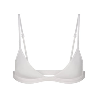EVERYDAY COTTON TRIANGLE BRALETTE | SNOW