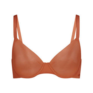 NO SHOW UNLINED DEMI BRA | BRONZE
