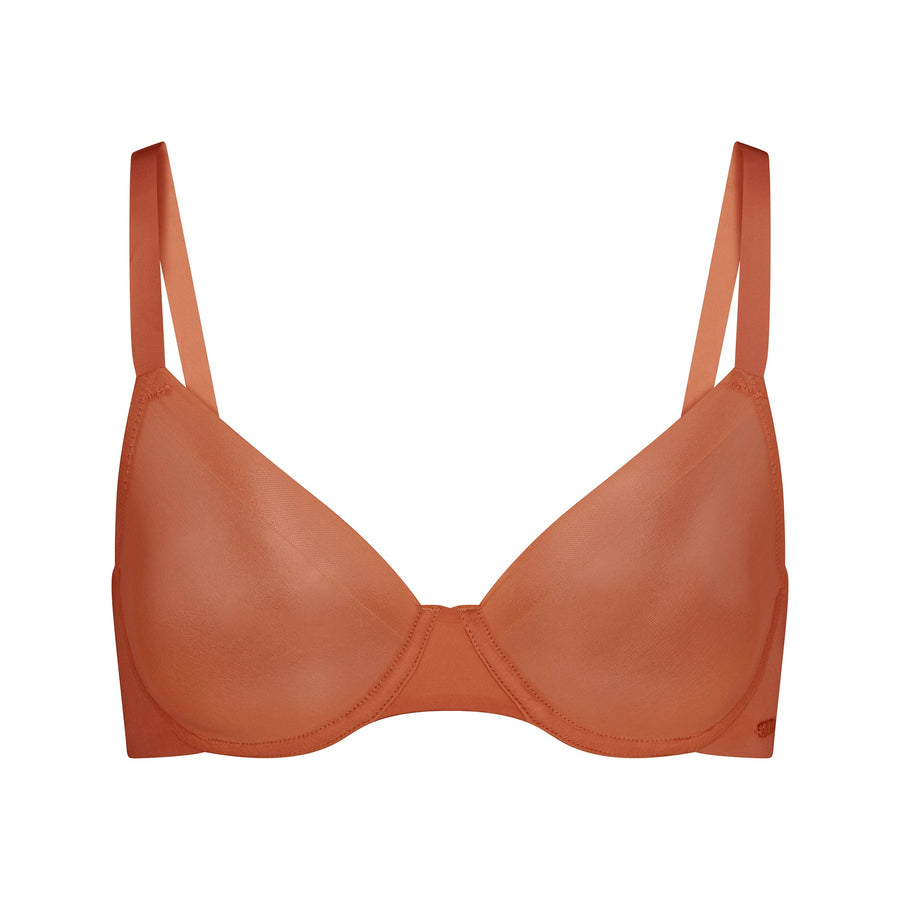 NO SHOW UNLINED DEMI BRA | BRONZE