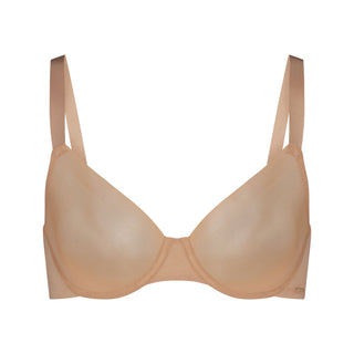 NO SHOW UNLINED DEMI BRA | CLAY