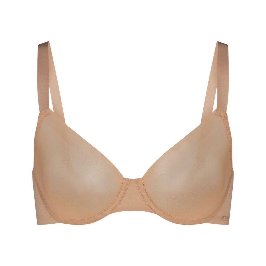 NO SHOW UNLINED DEMI BRA | CLAY