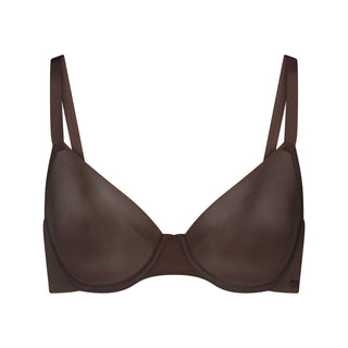 NO SHOW UNLINED DEMI BRA | ESPRESSO