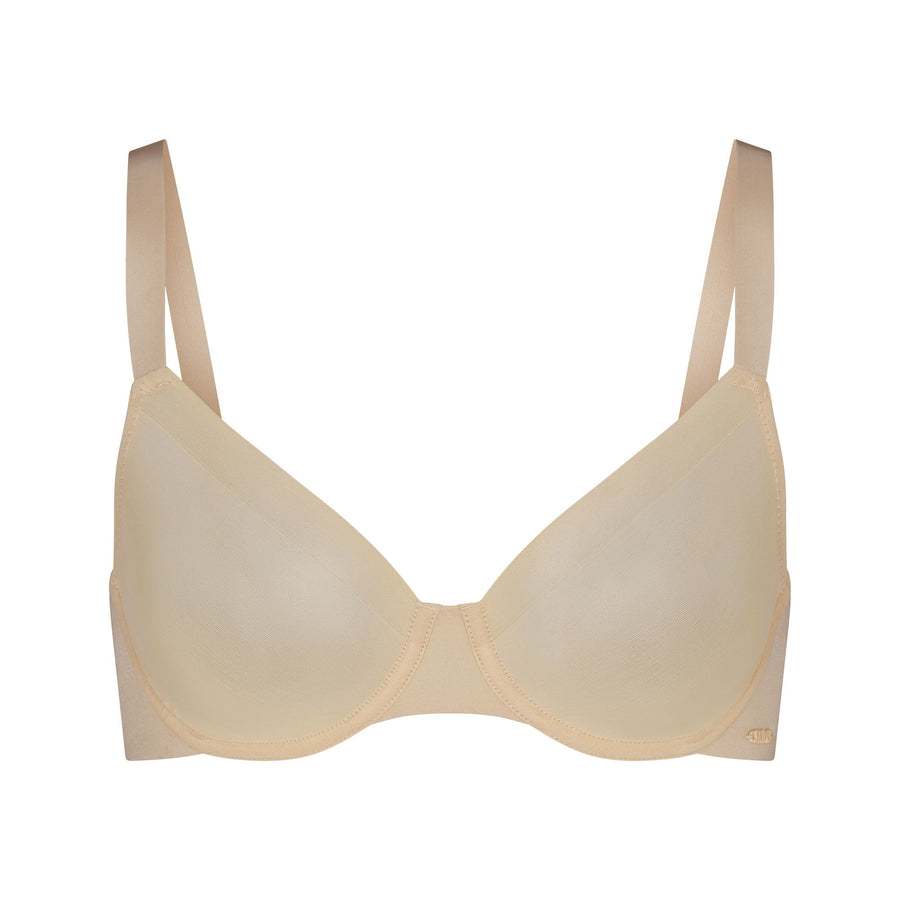 NO SHOW UNLINED DEMI BRA | SAND